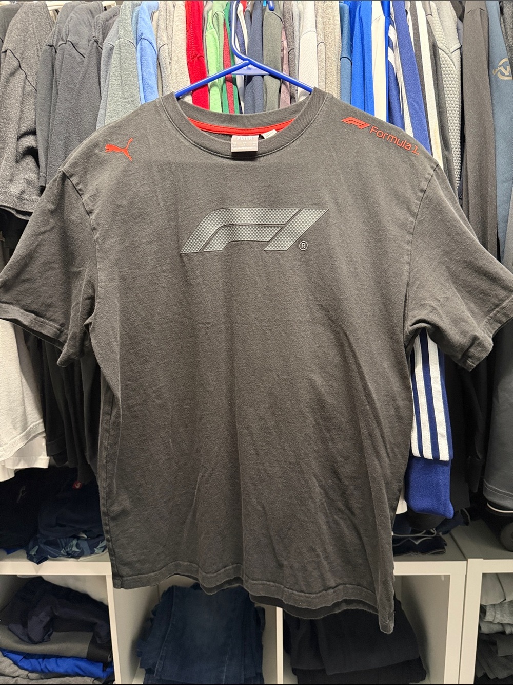Puma Limited Edition Formula 1 Logo Short Sleeve Tee, Men’s Medium